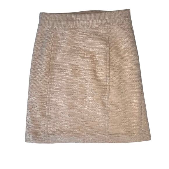 Milly of New York Textured Beige Skirt Size 8 Button Detail Lined Retail $285 - Picture 6 of 8